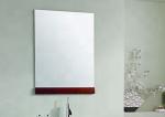 Wall Mounted Copper Free Mirror / Modern Silver Wall Mirror Size Customized