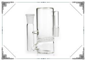 China 4.7 Inches Fritted Perc Glass Ashcatchers 90 Degree For Glass Bong Hookah Ashcatcher factory