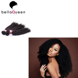 China Real Tangle Free Mongolian Hair Extensions Natural Curly Human Hair Weave factory