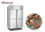 4 Door Commercial Stand Up Refrigerator , -12°C~-18°C Industrial Kitchen