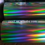 Self Adhesive Transparent Holographic Film Roll For Packaging Decoration