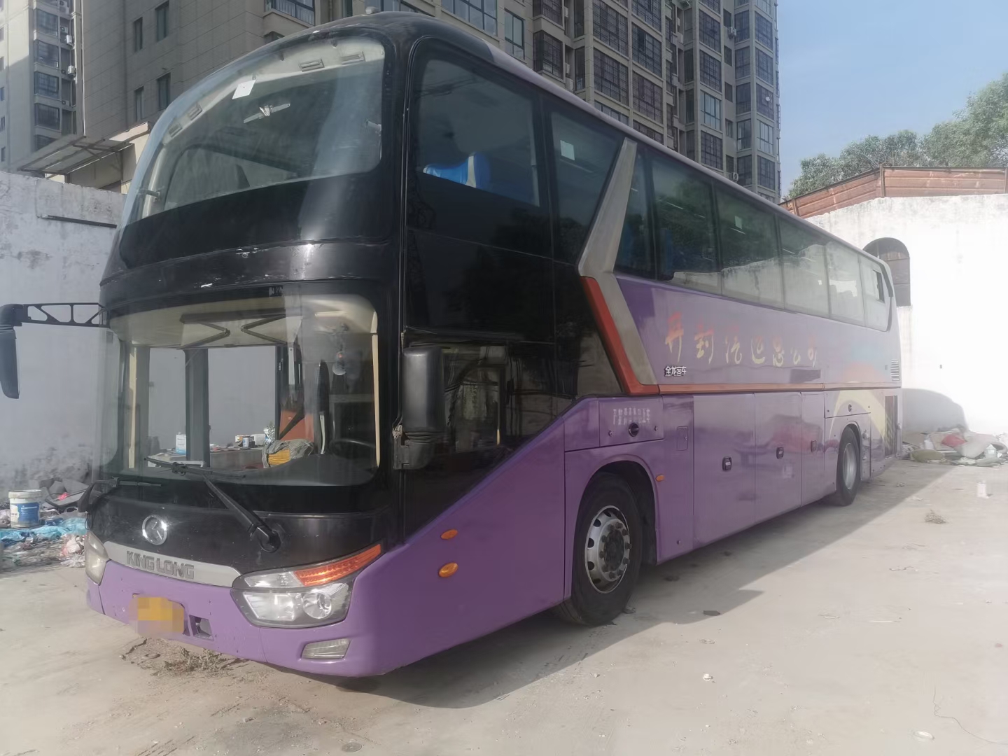 Max speed 120km/h Manual Transmission Type Good Condition Chinese Bus for Africa Market