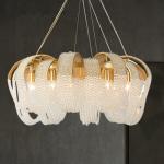 Commercial Office LED Tassels Dining Room Pendant Chandeliers Nordic Modern