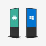 Single Double Sided Ultra Thin Digital Signage Android Exhibition Outdoor