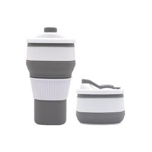 China High Temperature Resistant 300ml Silicone Collapsible Coffee Cup SGS factory