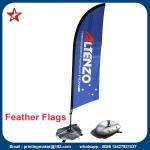 Durable Double Sided Beach Feather Flying Flag