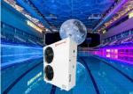 White Swimming Pool Heat Pump Water Heater , Swimming Pool Equipment R410A R417A