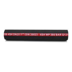 China 3/4Inch 2Inch En 856 4SH Rubber Hydraulic High Pressure Hose CE Certified factory
