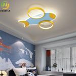 Creative Cartoon Aircraft Eye Protection Led Ceiling Light For Bedroom Room