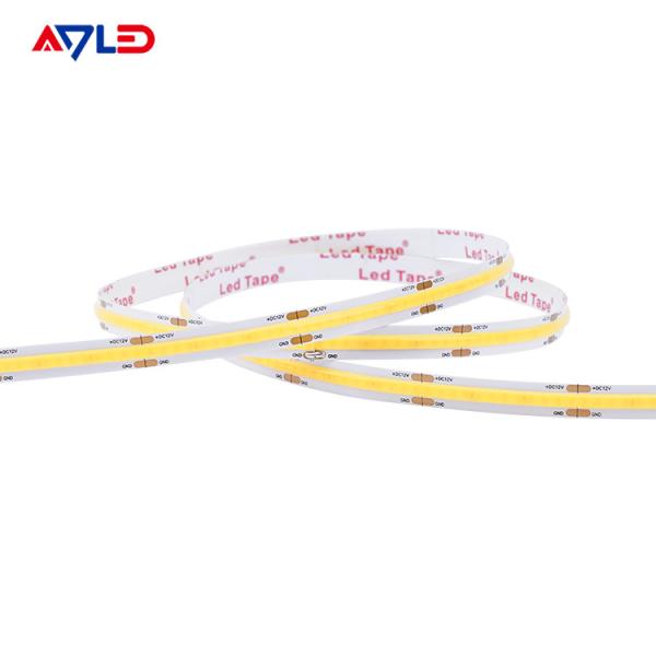 Waterproof LED Tape Light Under Cabinet COB Dotless Outdoor 12V 24V 2700K 3000K