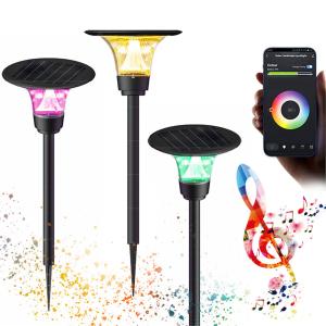 China Smart RGBWW Solar Lawn Light factory