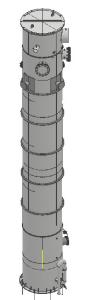China 2800kg 270sq Vertical Shell And Tube Condenser factory