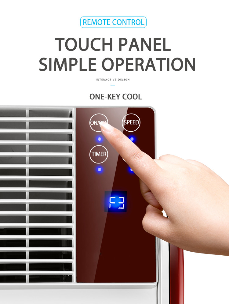 Portable Fan Bladeless Plastic Air Circulation Fan with 120 Degree Air Supply Angle