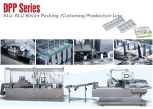 China Alu Alu Tablet Blister Packing Machine And Cartoning Machine Production line factory