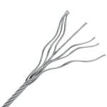 1x7/1x19 Hot Dip Galvanized Steel Wire For Transmission Line Fitting Bright