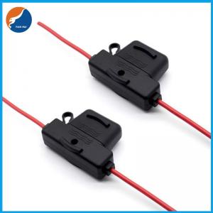 China TR-505 12-24V Volt Waterproof 8 10 AWG Inline Wire Leads Gauge Car Auto ATM MAXI Blade Fuse Holder on sale