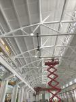 24Feet HVLS Industrial Ceiling Fans For Metro Station Single / Three Phase