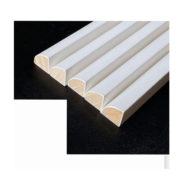 Quarter Round Moulding Timber Primed Wood Boards For Building Decoration