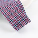 Polyester Red Houndstooth Ribbon 10mm-40mm Satin Poly Ribbon