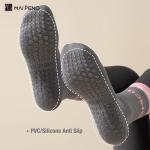 Custom Logo Fitness Anti Slip Grip Socks Floor Pilates Sports Women Yoga Socks