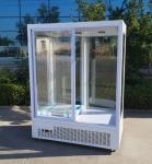 Four doors full transparent glass refrigerated fresh flower display cabinet