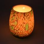 Turquoise Solid Color Votive Glass Candle Holders