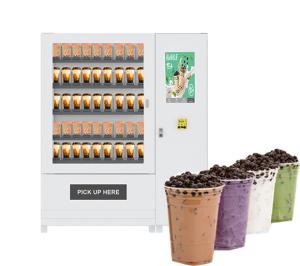 China Elevator Drink Bubble Tea Vending Machine For Shopping Mall factory