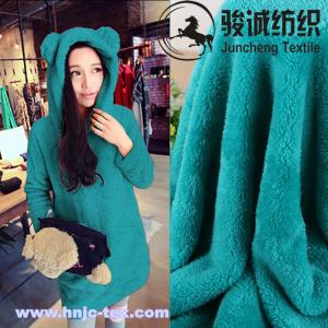 China 100% polyester coral/polar fleece and arctic cashmere blended for apparel factory