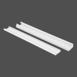 Rigid PVC Plastic Channel Extrusion Strips