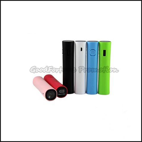 Customed promotional portable led coloured Emergency mobile Charger printed logo
