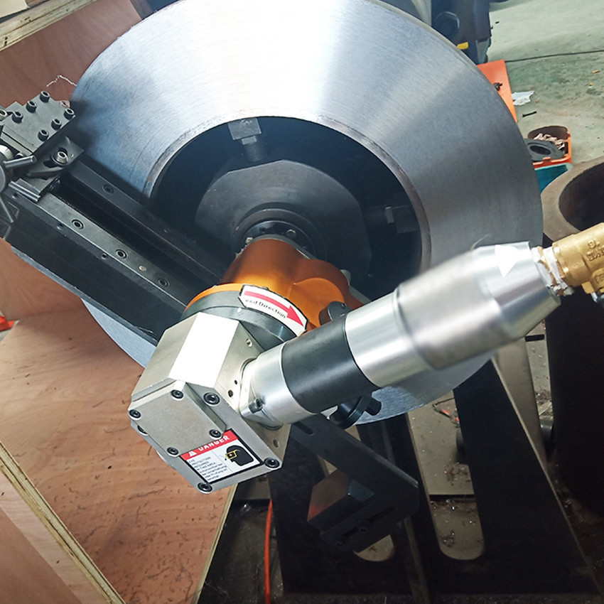 42r/Min 50mm Mounted Flange Facing Machine Symmetrical Plate Structure