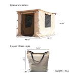 Camping Car Awning Tent PU 2000 Car Awning Room With Side Walls For Outdoor