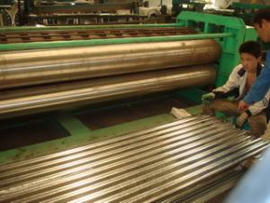 China Barrel Corrugation Machine Corrugated Iron Sheet Making Machine CE Approval factory