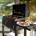 36.5*48.5cm Side Shelf Stainless Steel Charcoal Barbecue Smoker Grill for Custom