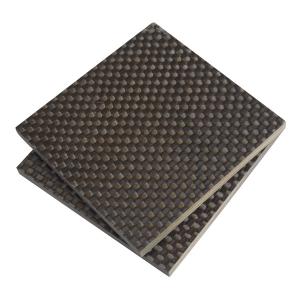 China Different thickness Carbon Fiber Sheet 3K Plain Impact Resistant glossy or matte For Contruction Parts factory