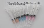 CE Medical Disposable Syringes 1ml 50ml 5ml Luer Lock Syringe