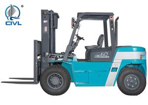 6/7/8/10 ton Diesel Internal Combustion Counterbalanced Forklift Pneumatic Tire IC Forklifts