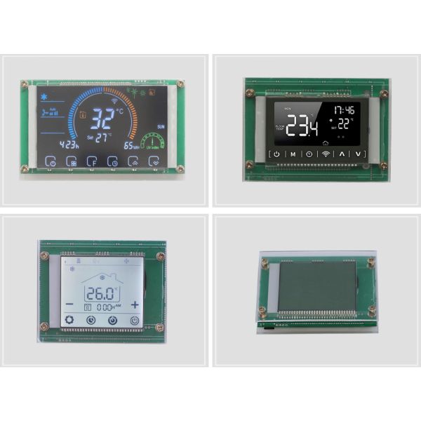 Custom Segment LCD Display with Incell capacitive touchscreen for industrial