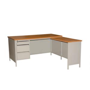 China Stainless Steel Simple Metal Executive Desk Office Manager factory
