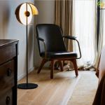 30 X 155cm Modern Art LED Black Floor Lamp For Living Room Bedroom Study