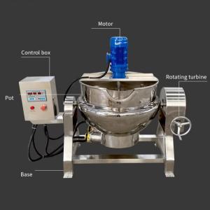 China High Temperature Sterilization Electromagnetic Jacketed Kettle With Clean And Convenient factory