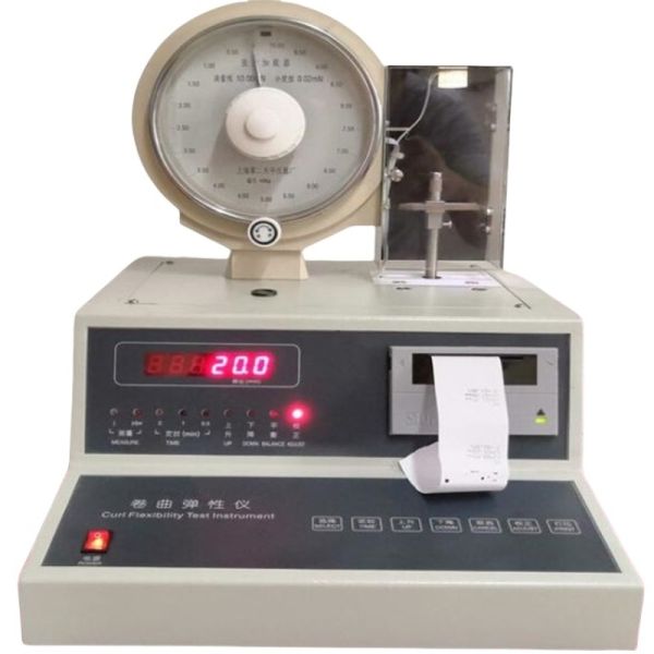 Fiber Curl Elasticity Tester Crimp Degree Elasticity Recovery Rate Measuring