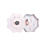Detachable Lid Customized Holiday Gift Box Snowflake Shape For Perfume Spray