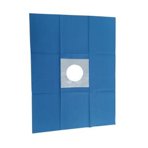 China Newest Design Disposable Surgical Fenestrated Drapes With Fenestrated factory
