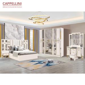 China Apartment Bedroom Sets Furniture Up Holstered Dormitory Beds King Size Set factory