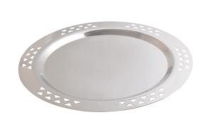 China Flat-sided Fruit Compote SHKT-2322,Stainless steel fruit compote,Fruit tray factory