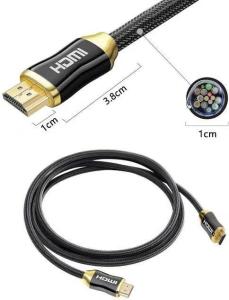 China Crystal Clear HDMI Fiber Optic Cable - Lag-Free Gaming and Streaming factory