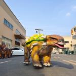 Realistic Walking Dinosaur Customized Animatronic Dinosaur Ride For Shopping