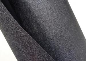 China Textured HDPE Geomembrane Single Side Black Color For Cofferdam Construction on sale