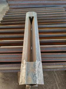China OEM Steel Retaining Wall Corner Post 100PFC 45 Degree factory